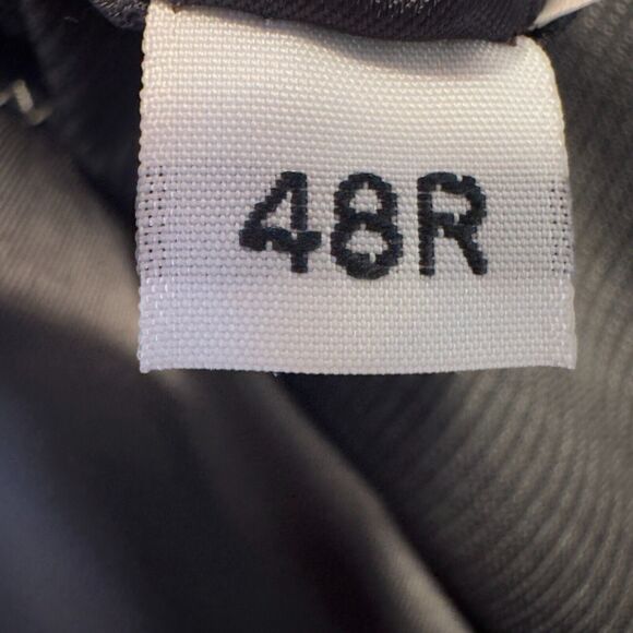 HART SHAFFNER MARX Mens Blazer 48R WOOL Sport Coat Two Button Suit Jacket Black - Picture 14 of 16